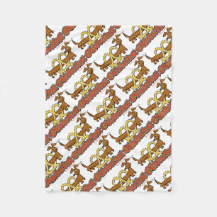 Cobertor De Velo Oktoberfest-Desenho-Pretzel-Doxie