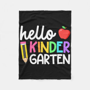 Cobertor De Velo Olá Equipe de Jardim de Infância Kinder Byck Para