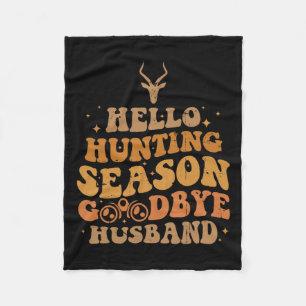 Cobertor De Velo Olá Estação de Caça Adeus Husbynd 4