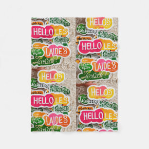 Cobertor De Velo Olá, senhoras