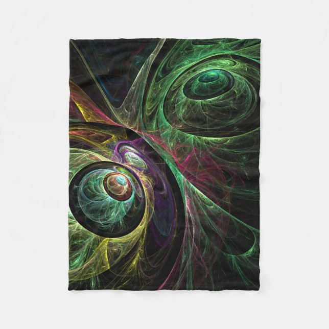 Cobertor De Velo Olho para a Abstrato de Arte (Frente)