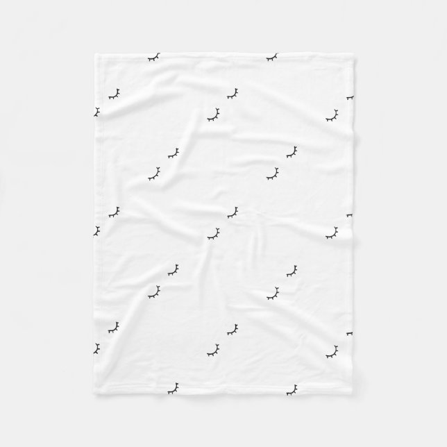 Cobertor De Velo Olhos fechados, apenas pestanas (Frente)