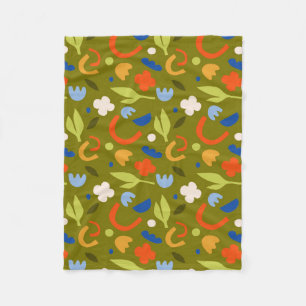 Cobertor De Velo Olive Meadow