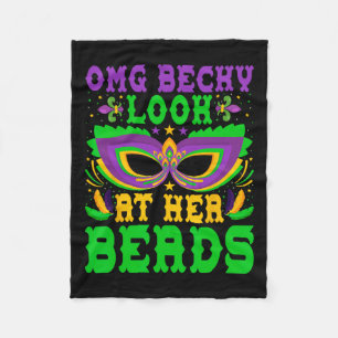 Cobertor De Velo Omg Becky Olhe Para Suas Contas Desfile Louisiana