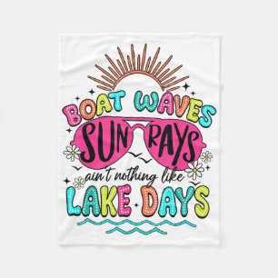 Cobertor De Velo Onda de Barco Raios de Sol Não Há Nada Como Dias d