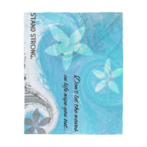 Onda floral com citações