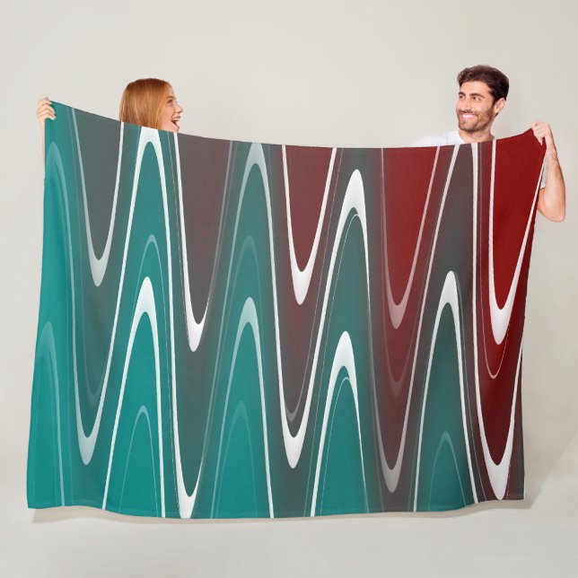 Cobertor De Velo Ondas em branco (In Situ)