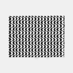 Cobertor De Velo Ondas R.J. Pretas e Brancas