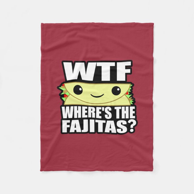 Cobertor De Velo Onde estão os Fajitas (Frente)