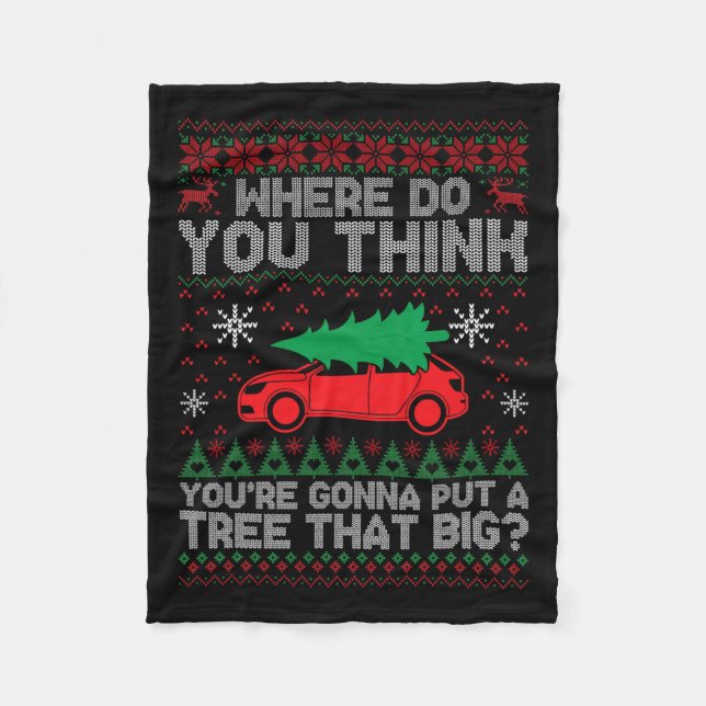 Cobertor De Velo Onde você acha que vai colocar uma árvore? (Frente)