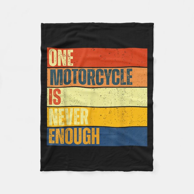 Cobertor De Velo One Motorcycle Is Never Enough  (Frente)