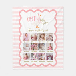 Cobertor De Velo One Silly Goose 1st Birthday Photo Sign