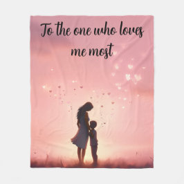 Cobertor De Velo One Who Loves Me Most