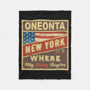 Cobertor De Velo Oneonta Ny É Onde Minha História Começa _1
