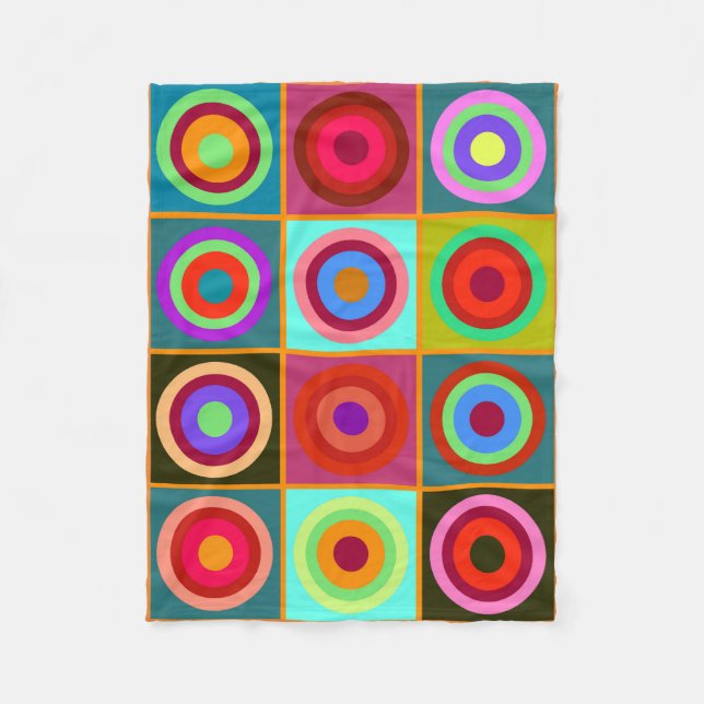 Cobertor De Velo Op Art #20 (Frente)