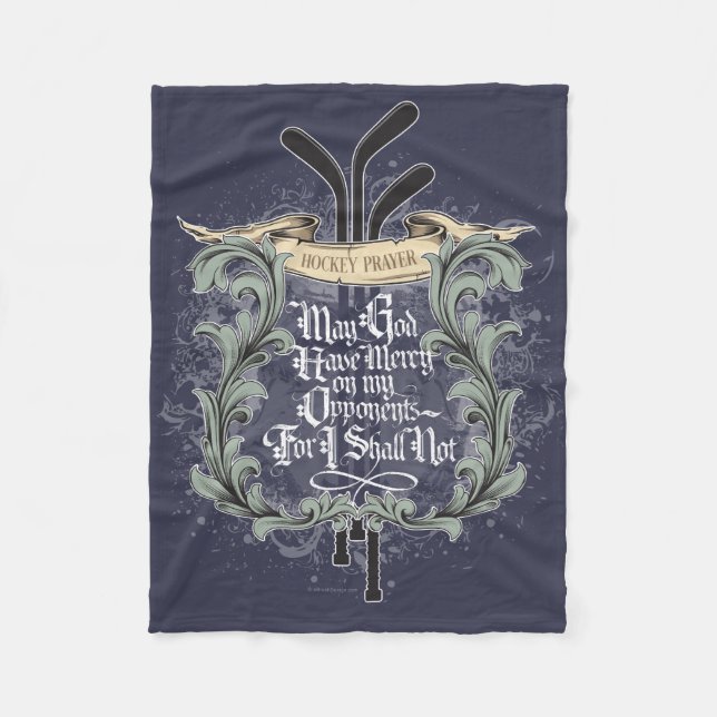 Cobertor De Velo Oração de Hóquei (Frente)