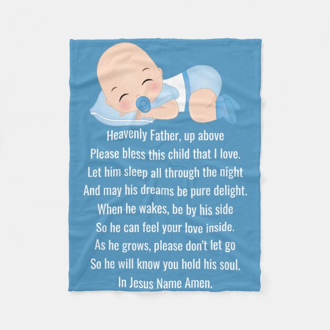 Cobertor De Velo Oração - Folheto, 60"x80" (Frente)