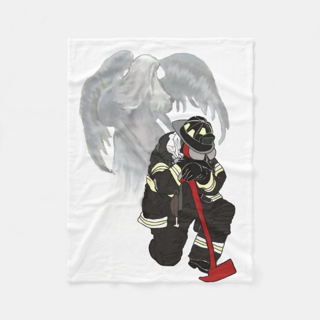 Cobertor De Velo Orações do bombeiro (Frente)