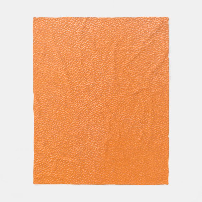Cobertor De Velo Orange leather pattern texture backgroundleather,t (Frente)
