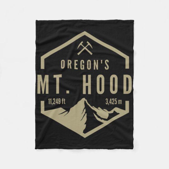 Cobertor De Velo Oregon Montanha Mt. Hood  (Frente)