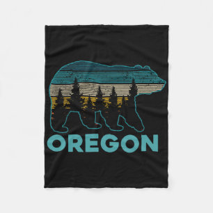 Cobertor De Velo Oregon Usa Urso Pardo Lembrança 