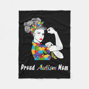 Cobertor De Velo Orgulho Autismo Mãe Mundo Autismo Dia da Consciênc