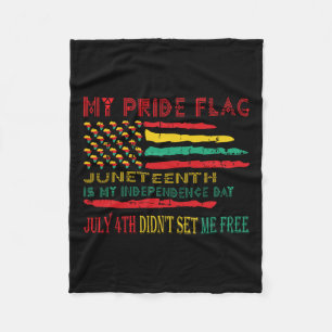 Cobertor De Velo Orgulho Bandeira Juntee É O Meu Dia da Independênc