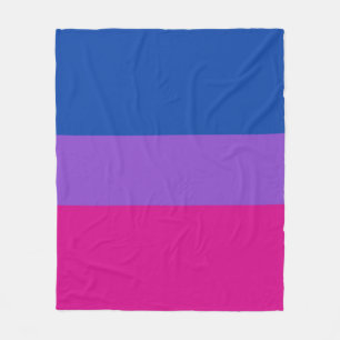 Cobertor De Velo Orgulho bissexual, faixas negras, orgulho LGBTQ
