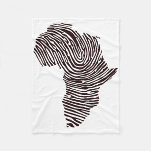 Cobertor De Velo Orgulho Cultural da Pegada Africana Mês da Históri