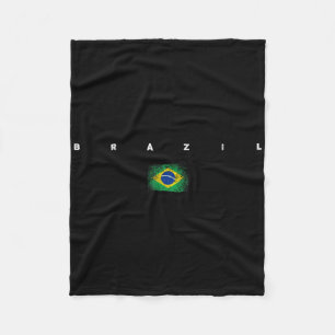 Cobertor De Velo Orgulho da Bandeira do Brasil Vintageretro Futebol
