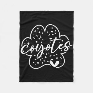 Cobertor De Velo Orgulho da Equipe de Coyotes Vintage Espírito Esco