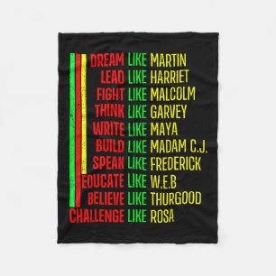 Cobertor De Velo Orgulho da História Negra Martin Afro Negro Africa