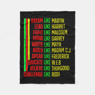 Cobertor De Velo Orgulho da História Negra Martin Afro Negro Africa