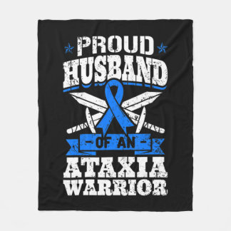 Cobertor De Velo Orgulho Do Marido De Uma Ataxia Warrior Awarness R