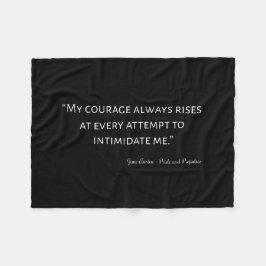 Cobertor De Velo Orgulho e Preconceito Citação I