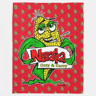 Cobertor De Velo "Orgulho estatal de Nebraska
