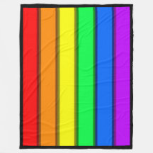 ORGULHO GAY RAINBOW ... Fleece Blanket