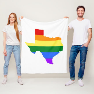 Cobertor De Velo Orgulho gay| Texas Rainbow