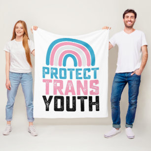 Cobertor De Velo Orgulho LGBT Proteja Jovens Trans Transgênero Cria