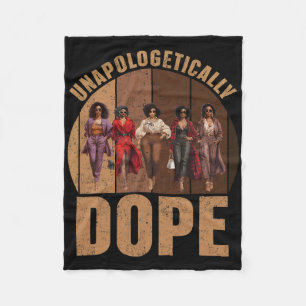 Cobertor De Velo Orgulho Negra Indesculpável de Drogas Afro Black H