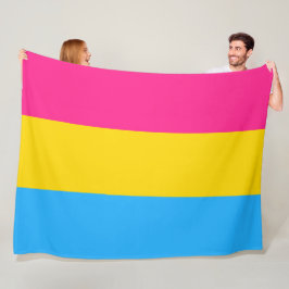 Cobertor De Velo Orgulho Pansexual (Bandeira Pan)
