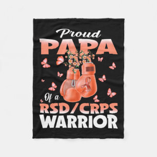 Cobertor De Velo Orgulho Papá De Um Boxão De Sensibilização Para O 