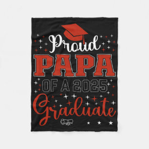 Cobertor De Velo Orgulho Papa De Um Formando De Graduação De 2025