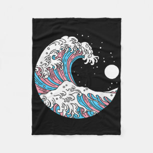 Cobertor De Velo Orgulho Transgênero Lgbtq Bandeira Trans - Onda Ja