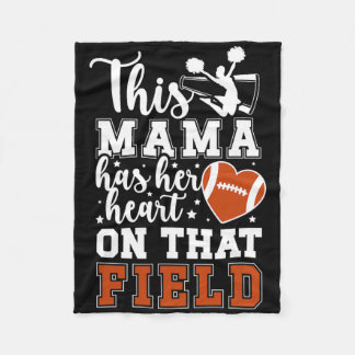 Cobertor De Velo Orgulhosa Mãe de Futebol e Cheerleading Futebol e