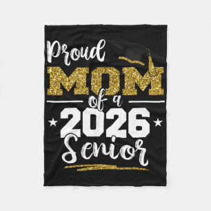Cobertor De Velo Orgulhosa Mãe De Uma Camisa De Formatura De 2026 S
