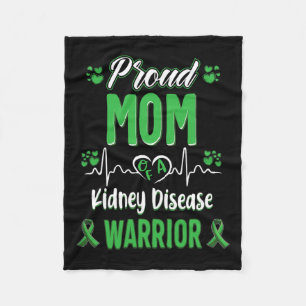 Cobertor De Velo Orgulhosa Mãe Doença Renal Guerreira Sensibilizaçã