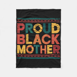 Cobertor De Velo Orgulhosa Mãe Negra Afro Melanina Mãe Droga Dia da