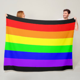 Cobertor De Velo Orgulhoso Alto Arco Arco-Íris Baixo Arte