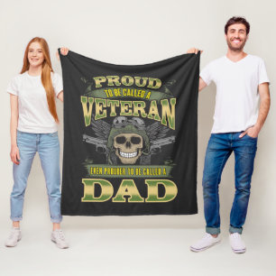 Cobertor De Velo Orgulhoso Veterano Mais Orgulhoso Por Ser Chamado